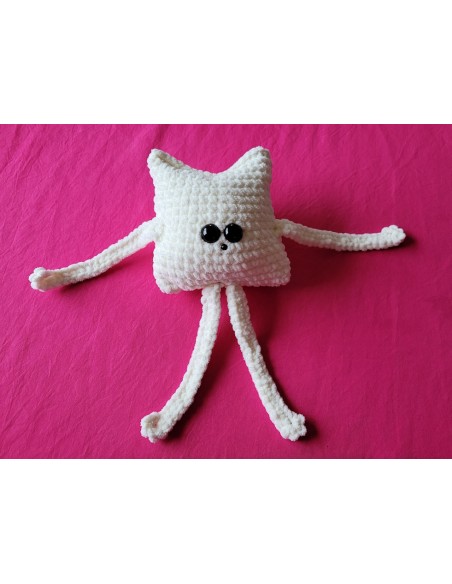 amigurumi chat blanc au crochet