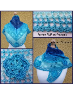 Patron PDF d'un châle au crochet