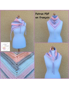 Patron PDF d'un chèche au crochet