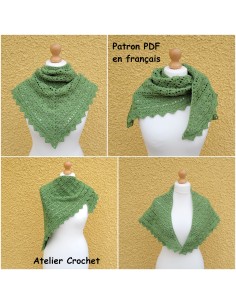 Patron PDF d'un châle au crochet