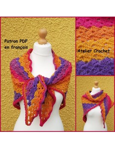 Patron PDF d'un châle au crochet