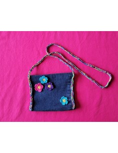 Patron d'un sac upcycling crochet-couture. 2