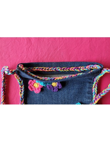 Patron d'un sac upcycling crochet-couture.