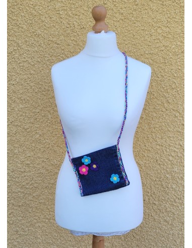 Patron d'un sac upcycling crochet-couture.